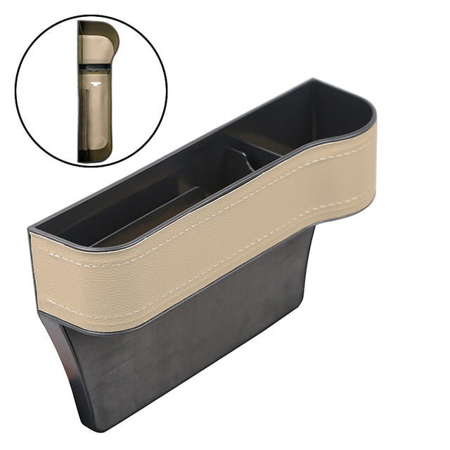 Leather Seat Gap Cup Holder