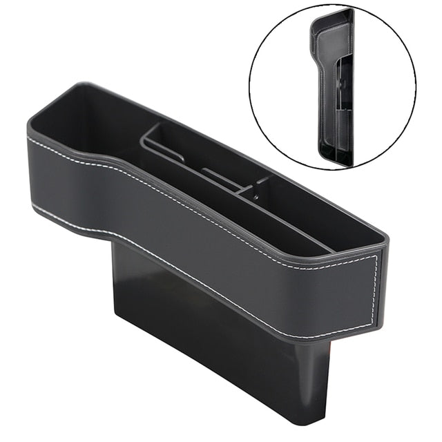 Leather Seat Gap Cup Holder