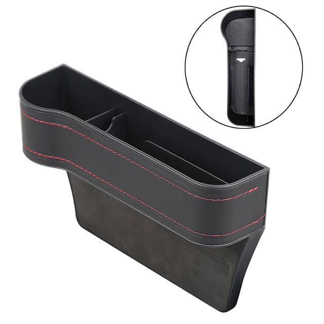 Leather Seat Gap Cup Holder