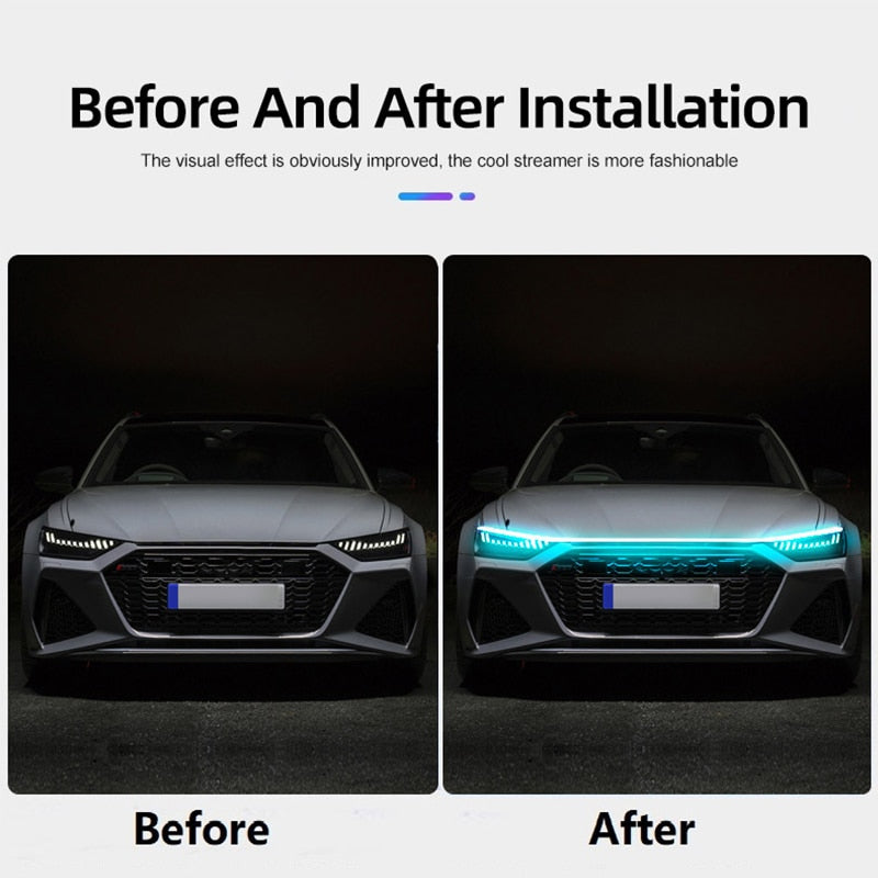 LED Car Hood Light Strip – Auto Accessories